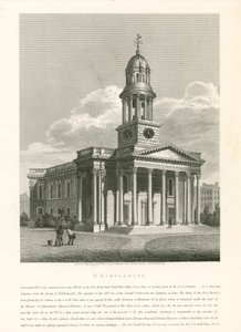 Kirche von St Marylebone, London von English School
