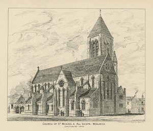 Die Kirche St. Michael und Allerheiligen in Woolwich von English School
