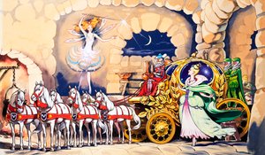 Aschenputtel (Gouache auf Papier)