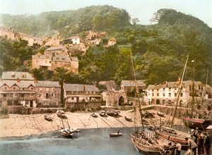 Clovelly Hafen von English School