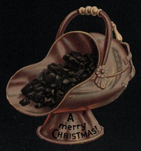 Kohlenkasten, Weihnachtsgrußkarte von English School
