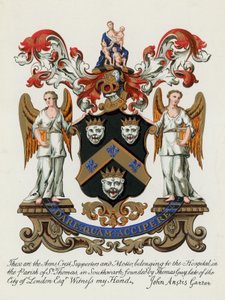 Wappen des Krankenhauses in der Pfarrei St. Thomas, Southwark von English School