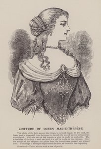 Frisur von Königin Marie-Therese
