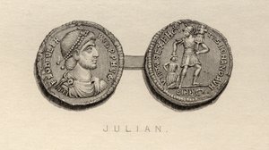 Münze aus der Zeit von Julian dem Abtrünnigen