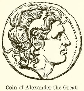 Münze von Alexander dem Großen von English School