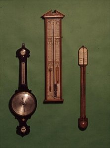 Sammlung viktorianischer Barometer, ca. 1880 von English School