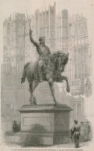 Kolossale Statue von Richard Löwenherz
