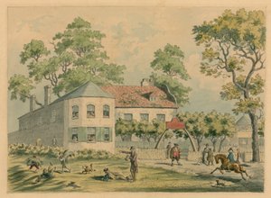 Copenhagen House, London; Original-Aquarell von F. W. Pailthorpe von English School