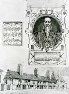 Cornelius Van Dun (1483-1577) Denkmal und Armenhäuser von English School