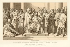 Krönung von Harold, König der Angelsachsen
