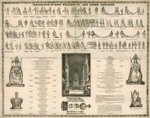 Krönung von König Wilhelm IV. und Königin Adelaide
