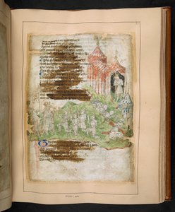 Cotton MS Tiberius A VII/1 fol. 75r, spätes 15. Jahrhundert (Pergament) von English School