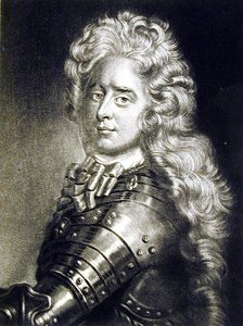 Graf Konismark (gest. 1686) Illustration aus Portraits of Characters Illustrious in British History, graviert von Richard Earlom und Charles Turner (Mezzotinto)