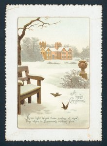 Landhaus im Schnee von English School