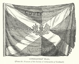Flagge der Covenanters von English School
