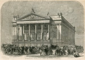 Covent Garden Theatre, London - wird heute Abend eröffnet von English School
