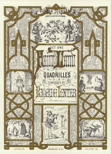 Titelbild des ersten Satzes von Fairy Land Quadrilles, komponiert von Ricardo Lenter
