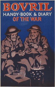 Titelblatt des Bovril-Handbuchs und Kriegstagebuchs