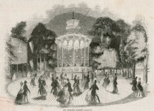 Cremorne Gardens, London: Die Kristallplattform