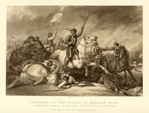 Cromwell in der Schlacht von Marston Moor