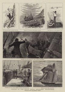 Kreuzfahrt der königlichen Marineartillerie-Freiwilligen von English School