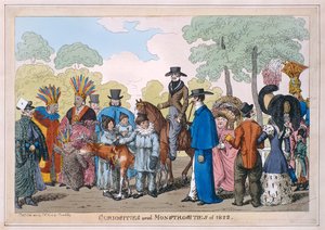 Kuriositäten und Monstrositäten von 1822, 1822 von English School