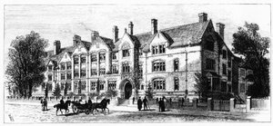Dalton Hall, Wohnheim für Studenten der Victoria University, Manchester von English School