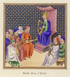 Davids Lobgesang (Farblithographie)