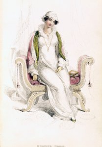 Tageskleid, Modeplatte aus Ackermanns Repository of Arts