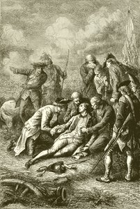 Tod von General James Wolfe von English School