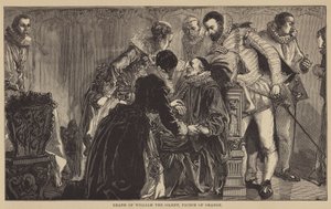Tod von Wilhelm dem Schweiger, Prinz von Oranien (Stich)