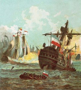 Niederlage der niederländischen Flotte