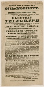 Demonstration des elektrischen Telegrafen, 1845