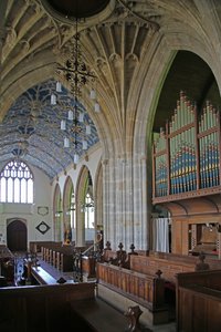 Ansicht der Kirche von Axbridge - Innenansicht