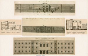 Entwurf für das Newgate-Gefängnis