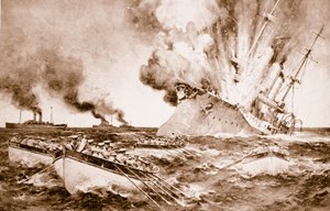Zerstörung der Dresden vor Fernandez am 14. März 1915, 1914-19