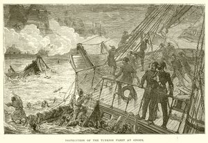 Zerstörung der türkischen Flotte bei Sinope von English School