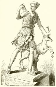 Diana mit der Hirschkuh von English School