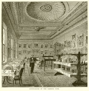 Speisesaal des Garrick Clubs von English School