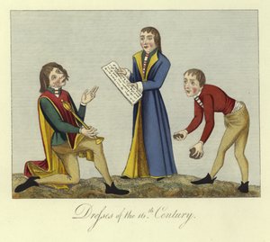 Kleider des 16. Jahrhunderts von English School