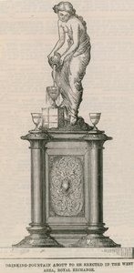 Trinkbrunnen in der Nähe der Royal Exchange errichtet von English School