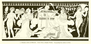 Trunkene Gelage des Herakles von English School
