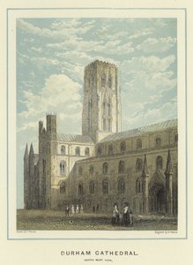 Durham Kathedrale, Nordwestansicht von English School