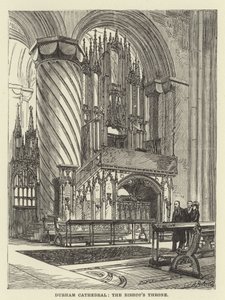 Durham Kathedrale, der Bischofsthron