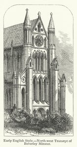Frühenglischer Stil, Nordwestliches Querhaus von Beverley Minster von English School
