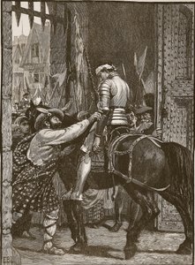 Edinburgh nach Flodden, Illustration aus Cassells Illustrierter Geschichte Englands