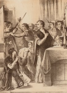 Edmund Genings, "Brach die Kammer auf, in der er feierte" von English School