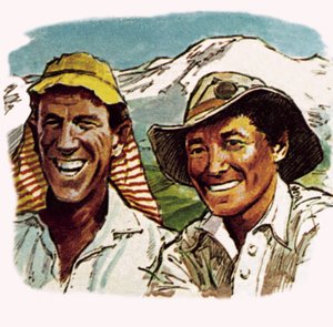 Edmund Hilary und Sherpa Tenzing