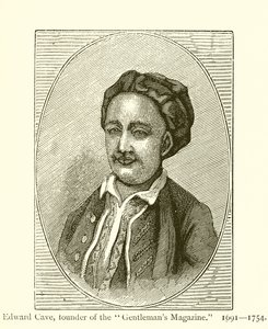 Edward Cave, Gründer des Gentlemans Magazine