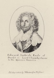 Edward Sackville, Earl of Dorset (Gravur) von English School